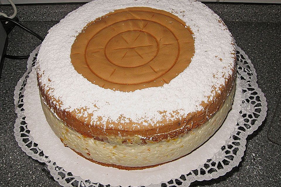 Käsesahne - Torte mit Mandarinen