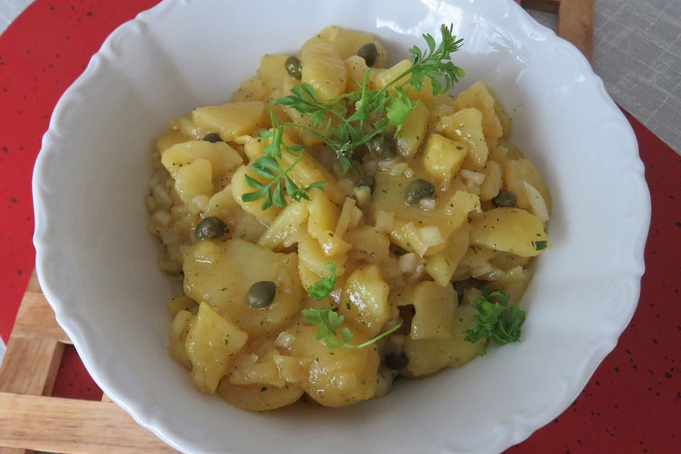 Kartoffelsalat mit Kapern