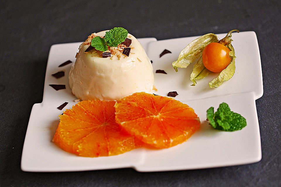 Feine Orangen-Mousse