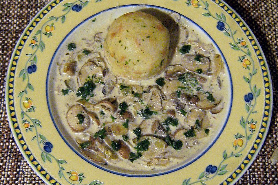 Champignon - Zucchini Gemüse