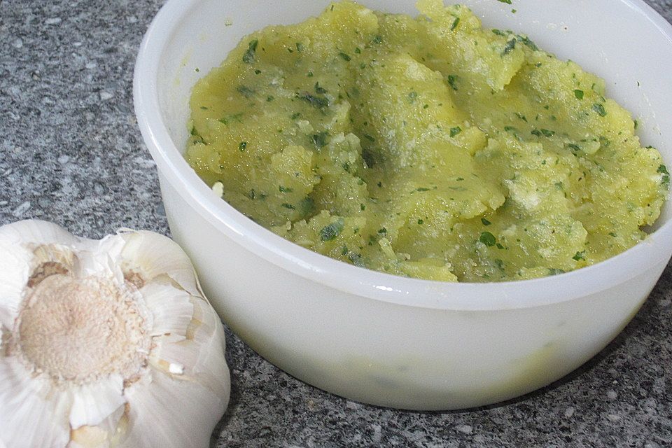 Kartoffel - Knoblauch - Paste