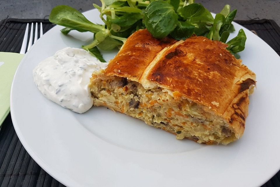 Quinoa - Gemüsestrudel