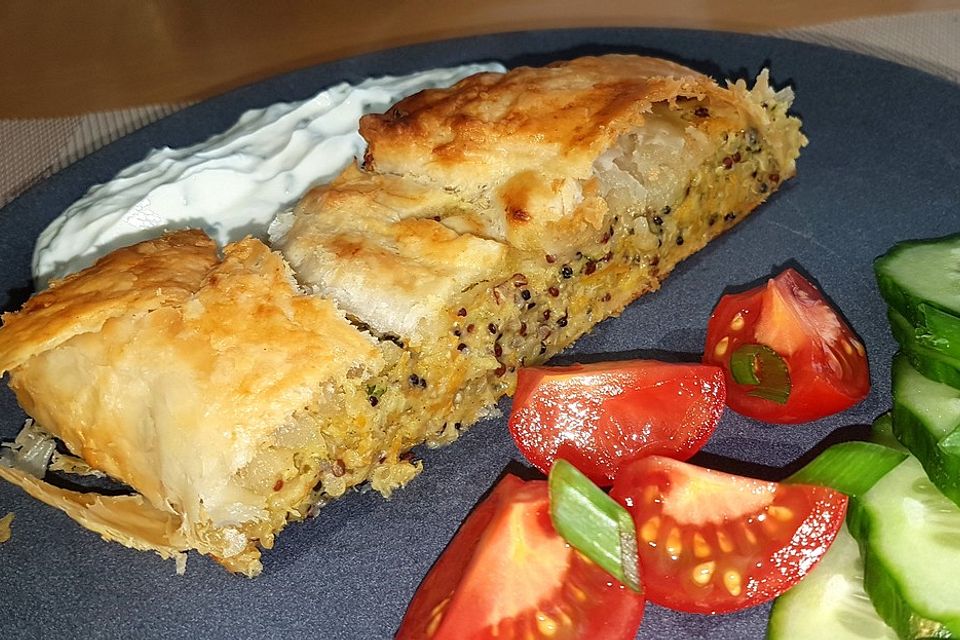 Quinoa - Gemüsestrudel