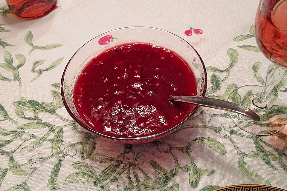 Rote Sauce - wild und süß