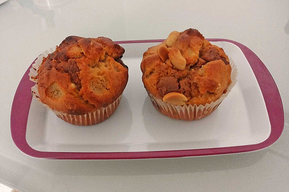 Erdnuss - Toffee - Muffins