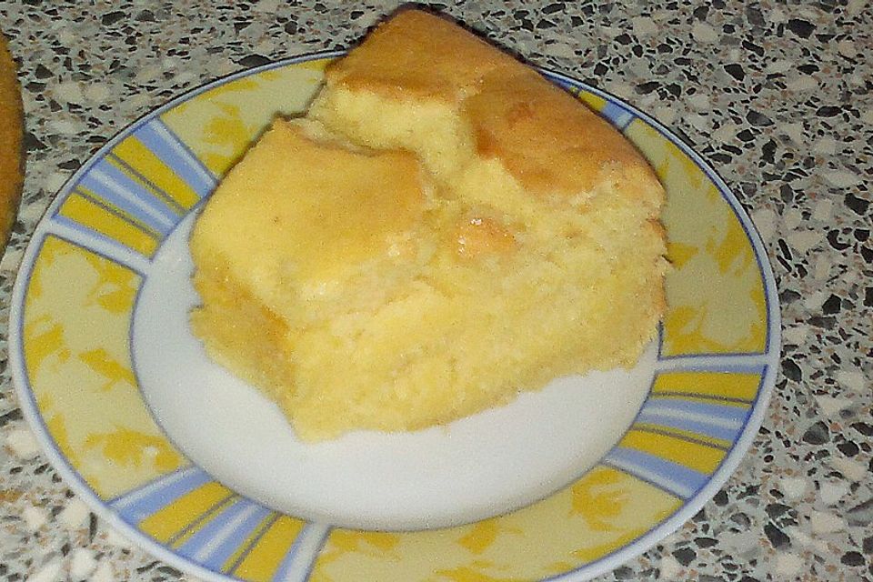 Vanille - saure Sahne Kuchen