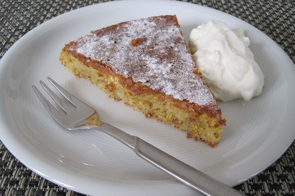 Mallorquinischer Mandelkuchen