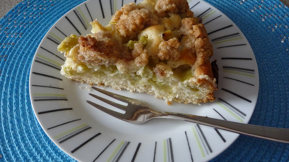 Rhabarberkuchen mit Mandelstreuseln von christina69zs