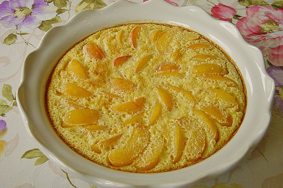 Clafoutis mit Brandy - Aprikosen