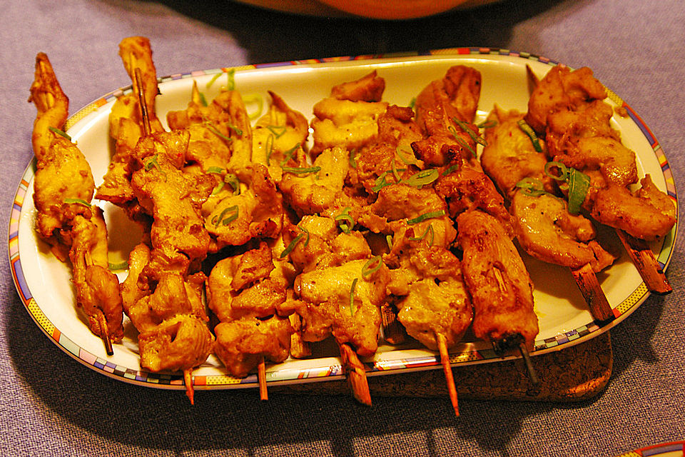 Hühnchenspieße Satay