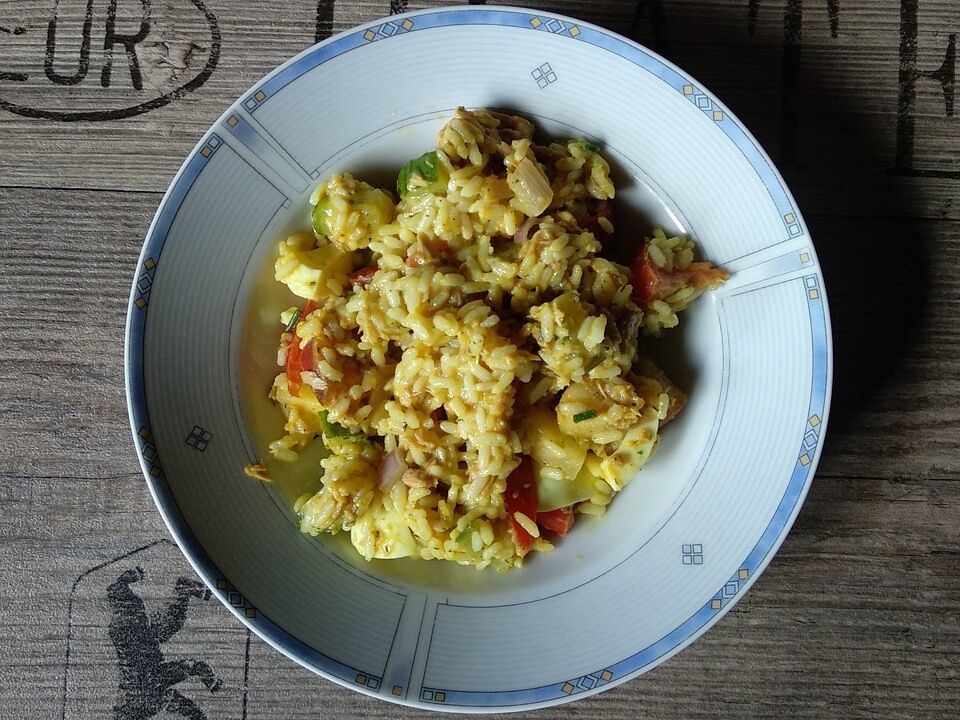 Orientalischer Reissalat mit Curry und Kräutersalz von Tine2337| Chefkoch