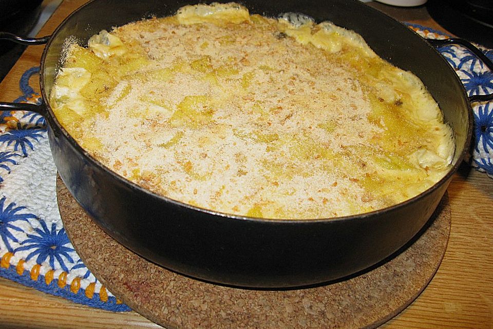 Bacalhau com Natas - portugiesischer Stockfisch in Sahnesauce