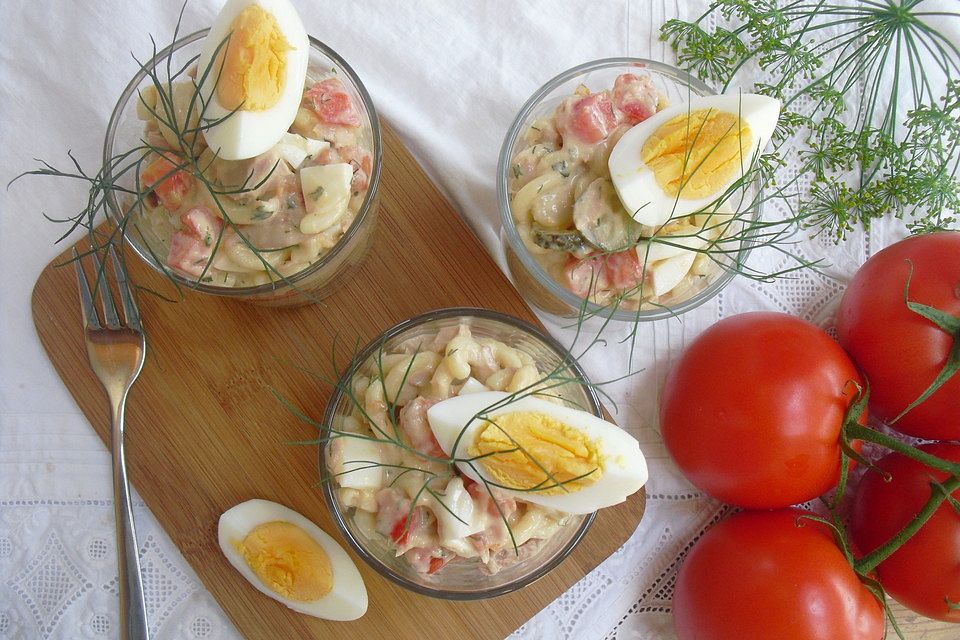 Gabelspaghetti - Thunfisch - Salat