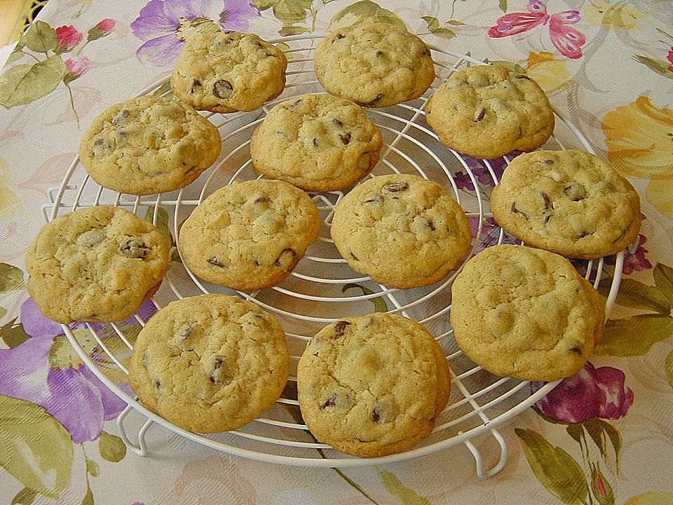 Cookies mit Schokostückchen und Macadamia - Nüssen von Pumpkin-Pie ...