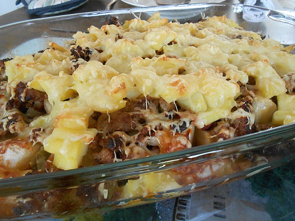 Porree-Kartoffel Auflauf mit Hack von LuzieLiesel| Chefkoch