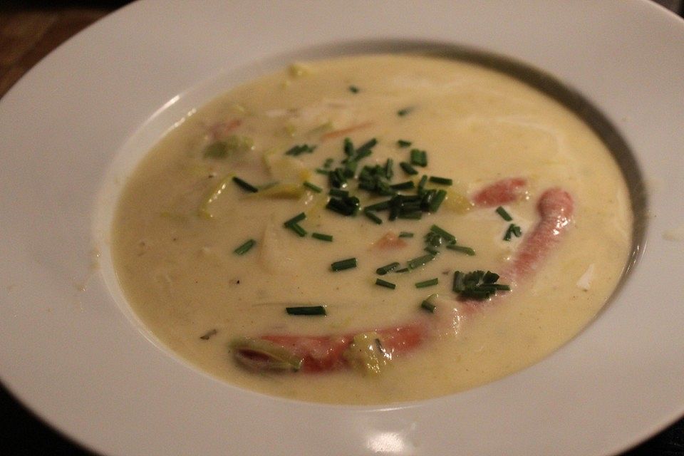 Badische Lauchcremesuppe