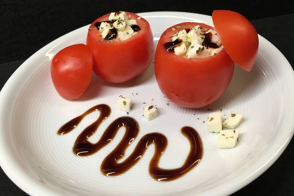 Tomaten mit Mozzarella