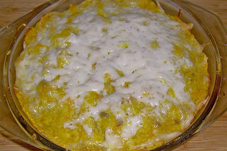 Kichererbsen-Kokosnuss-Ziegenkäse Bratlinge und Auflauf Kichererbsen-Kokosnuss-Ziegenkäse Bratlinge und Auflauf