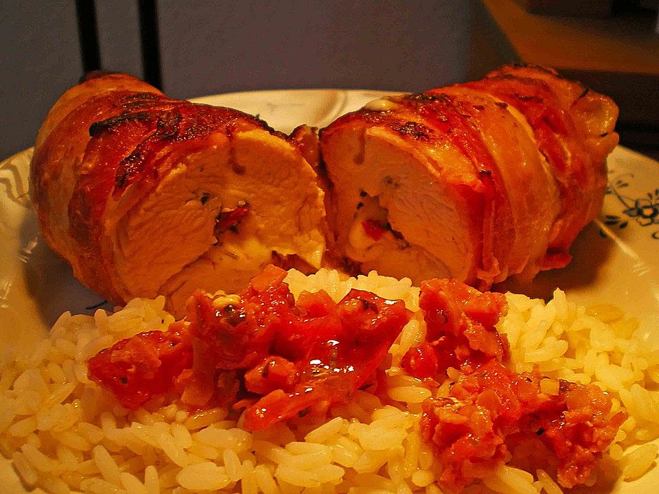 Hähnchenbrust mit Tomate - Mozzarella - Füllung von lucia-elvira| Chefkoch