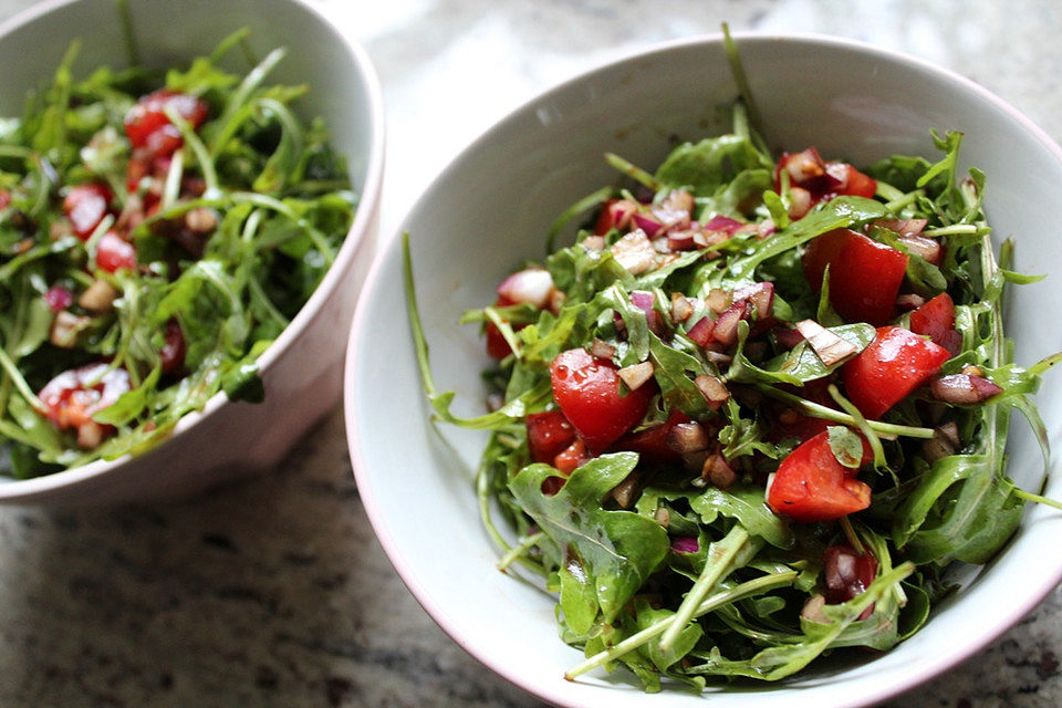 Tomaten - Rucola - Salat