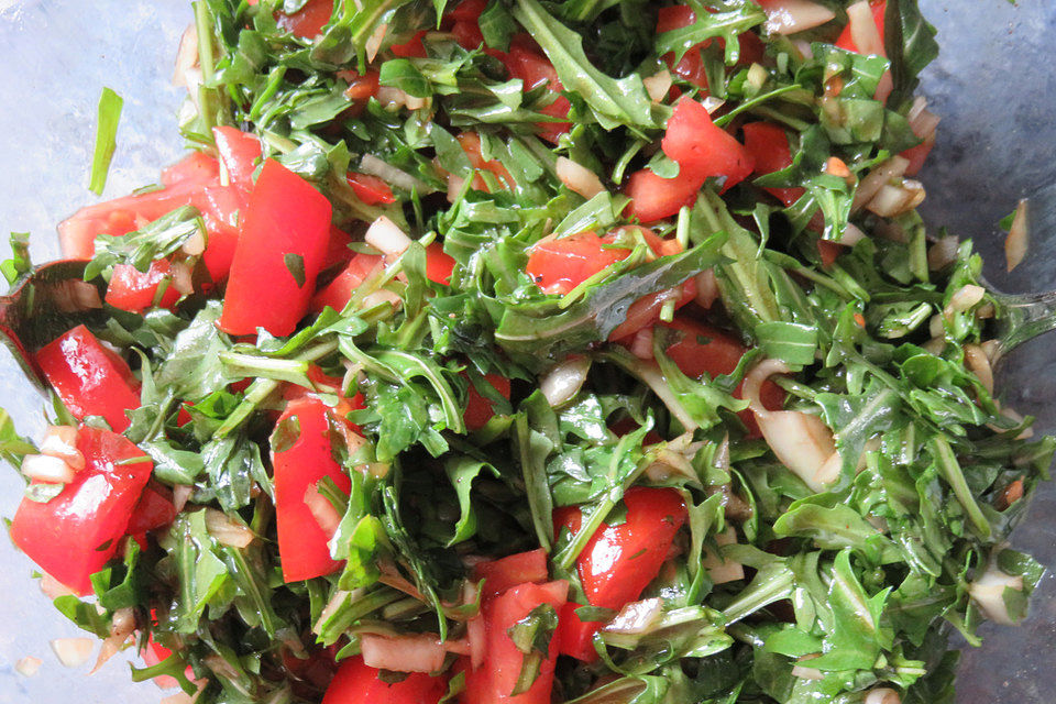 Tomaten - Rucola - Salat