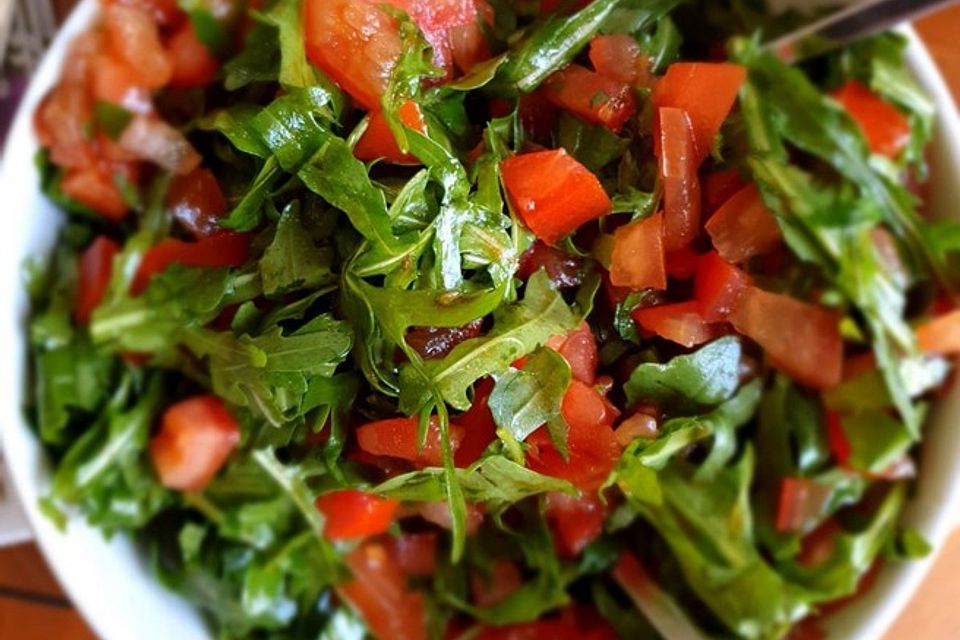 Tomaten - Rucola - Salat