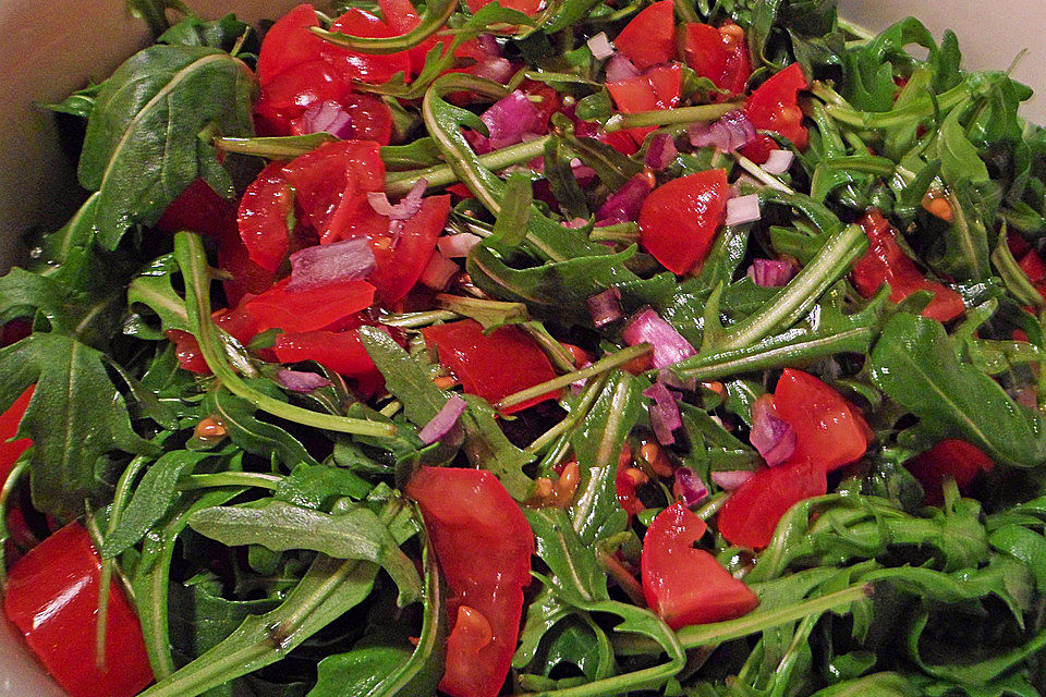 Tomaten - Rucola - Salat