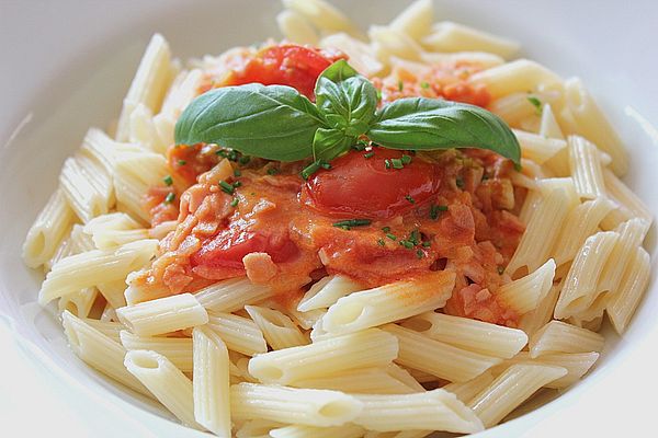 Penne in Tomaten-Schinken-Rahm | Chefkoch