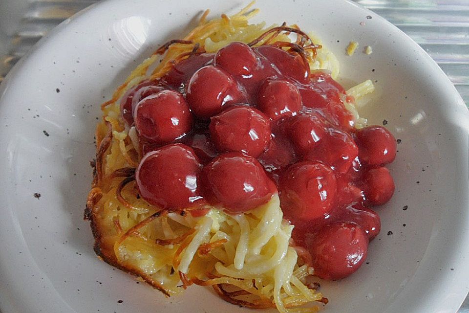 Emilys süße Ofen-Spaghetti mit Kirschen