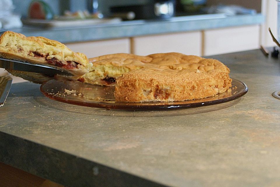 Schneller Apfel - Cranberry - Kuchen