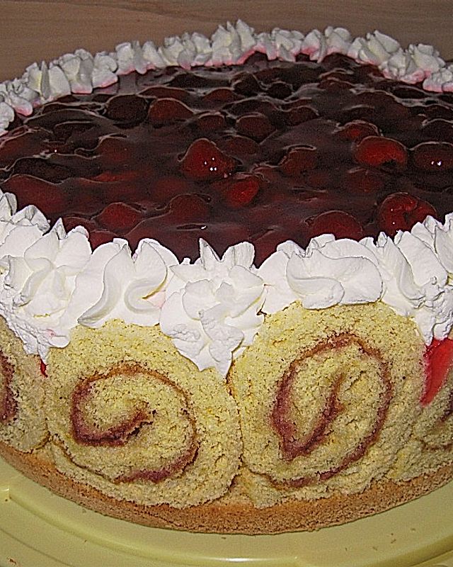 Uschis Himbeer-Sahne Torte
