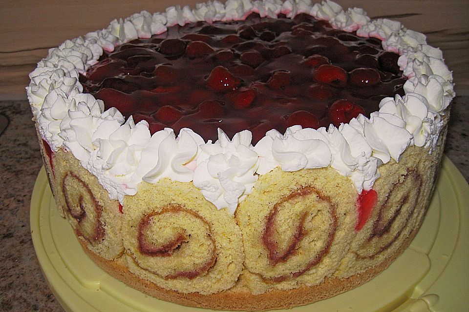 Uschis Himbeer-Sahne Torte