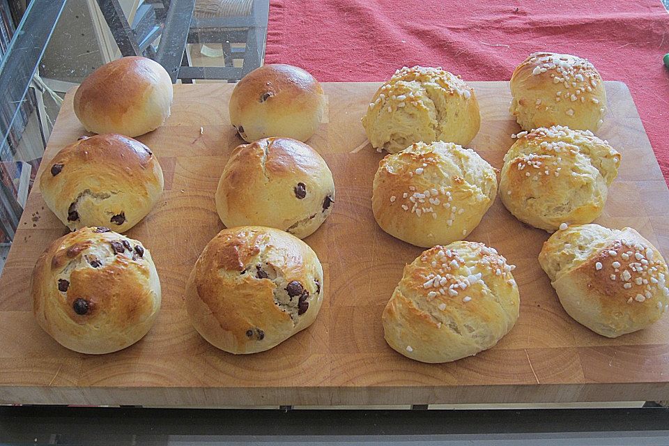 Weiche Brötchen in zig Varianten