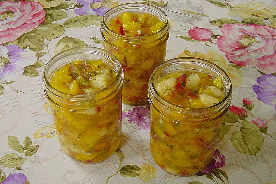 Mango - Pfirsich Chutney