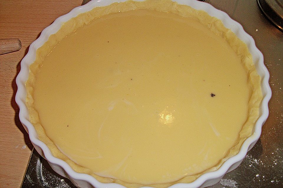 Erdbeertarte mit weißer Schokoladencreme