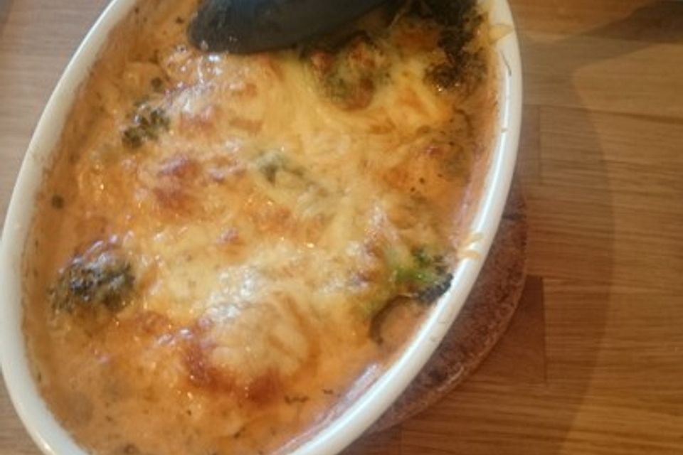 Hähnchen - Brokkoli - Gratin