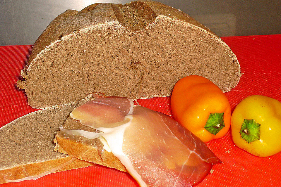 Einfaches Roggensauerteigbrot nach meiner Art