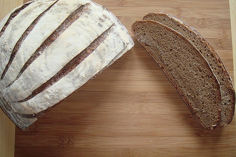 Einfaches Roggensauerteigbrot nach meiner Art