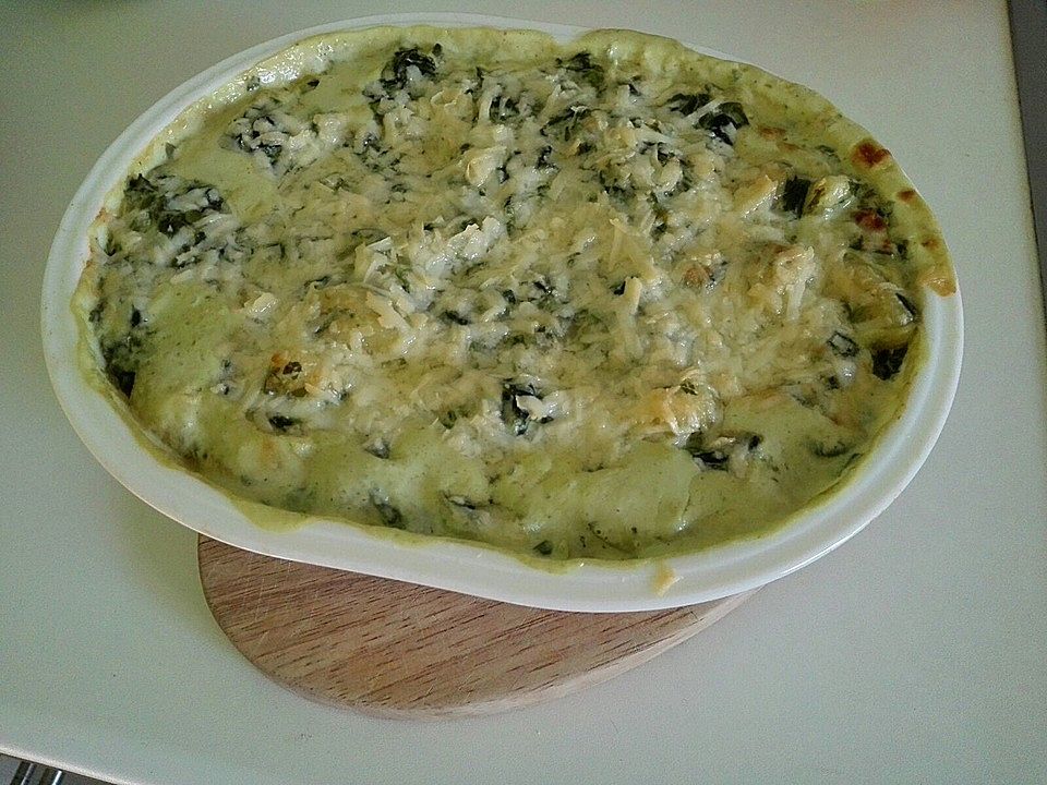 Gnocchi mit Blattspinat, Frischkäse und Parmesan von Persephone25| Chefkoch