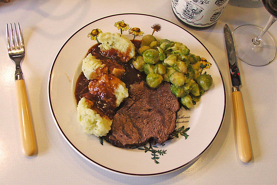 Albertos Brasato aus Tafelspitz in Spätburgunder