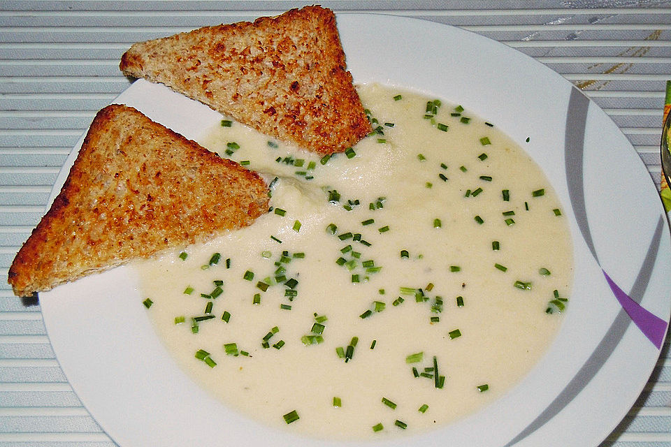 Spargelcremesuppe nach Tante Otti