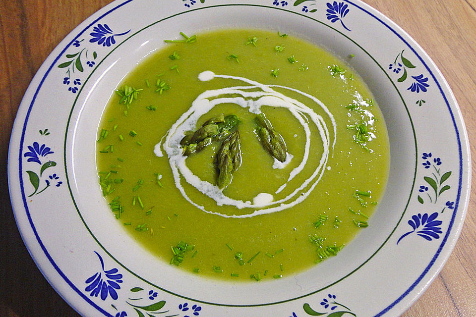 Spargelcremesuppe nach Tante Otti