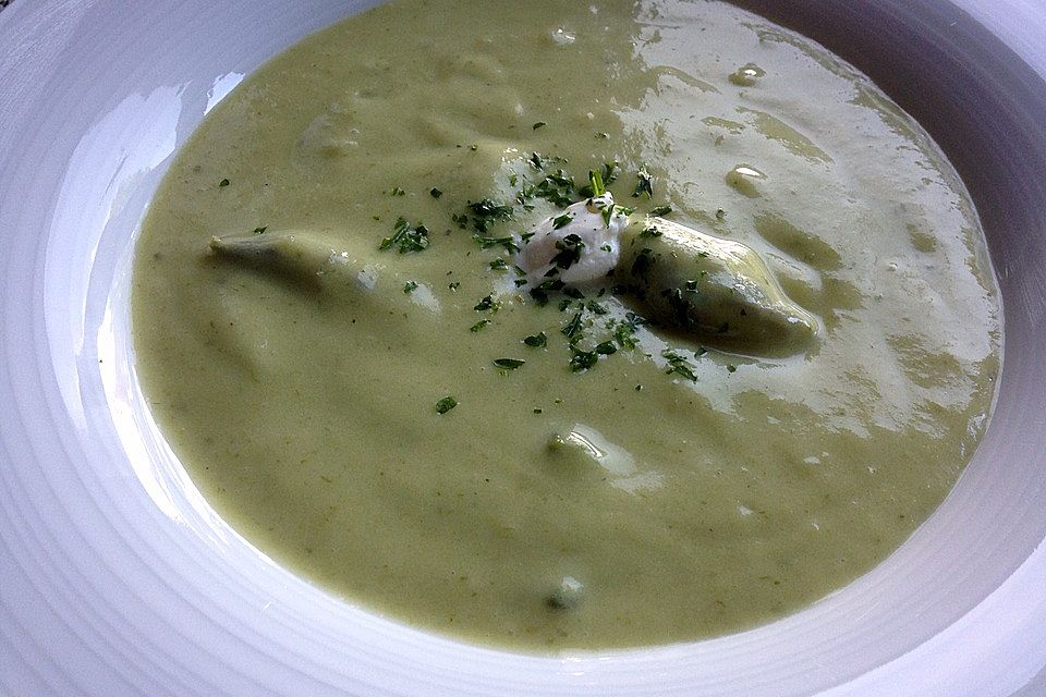 Spargelcremesuppe nach Tante Otti