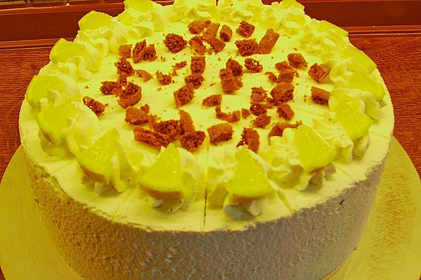 Zitronen - Sahne Torte | Chefkoch