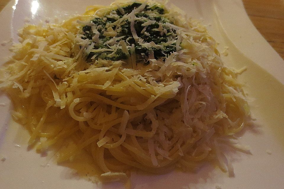 Spaghetti mit Petersilien - Pesto