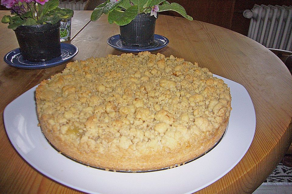 Sarahs veganer Apfel - Streusel