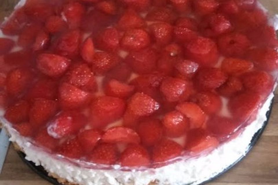 Frische Erdbeertorte