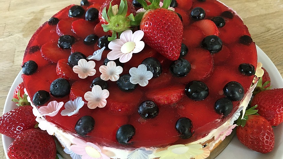 Frische Erdbeertorte von Estrella1