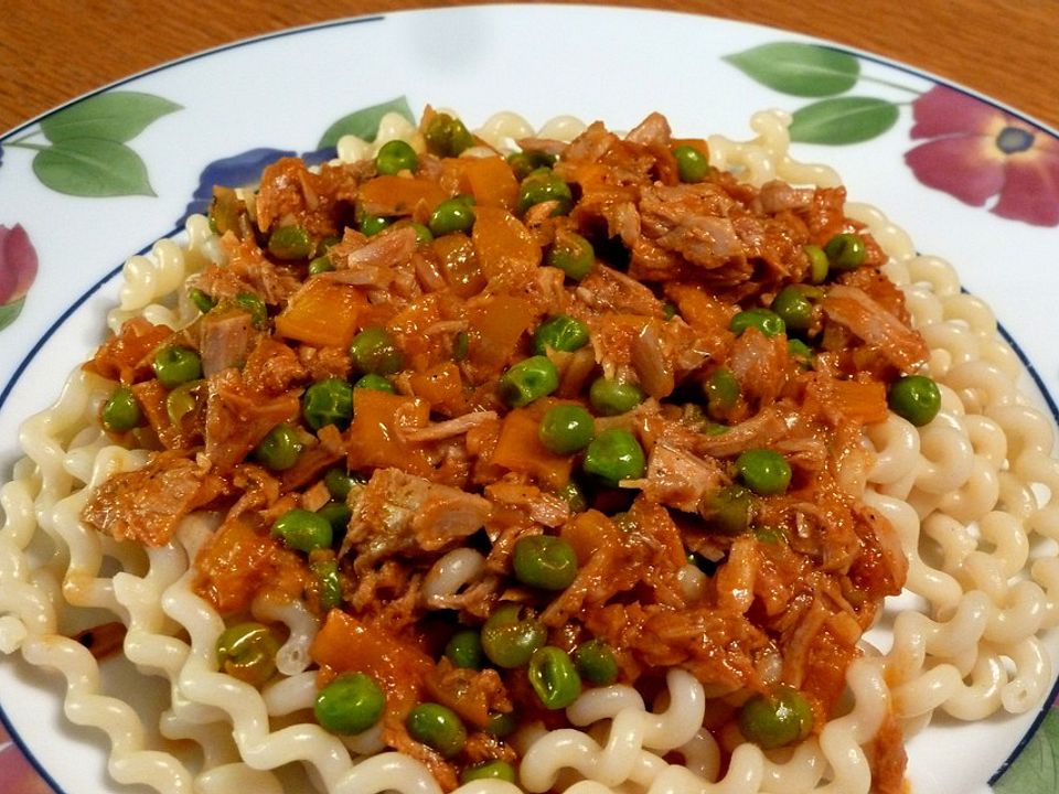 Spaghetti mit Thunfischsauce von paderhexe| Chefkoch