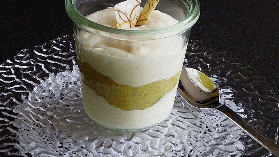 Vanillecreme auf Rhabarberkompott von dashonigkuchenpferd Vanillecreme auf Rhabarberkompott von dashonigkuchenpferd